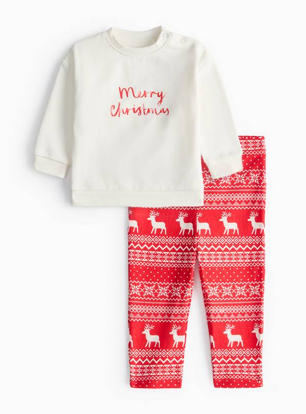 Christmas Sweatshirt & Leggings Set  12-18 months